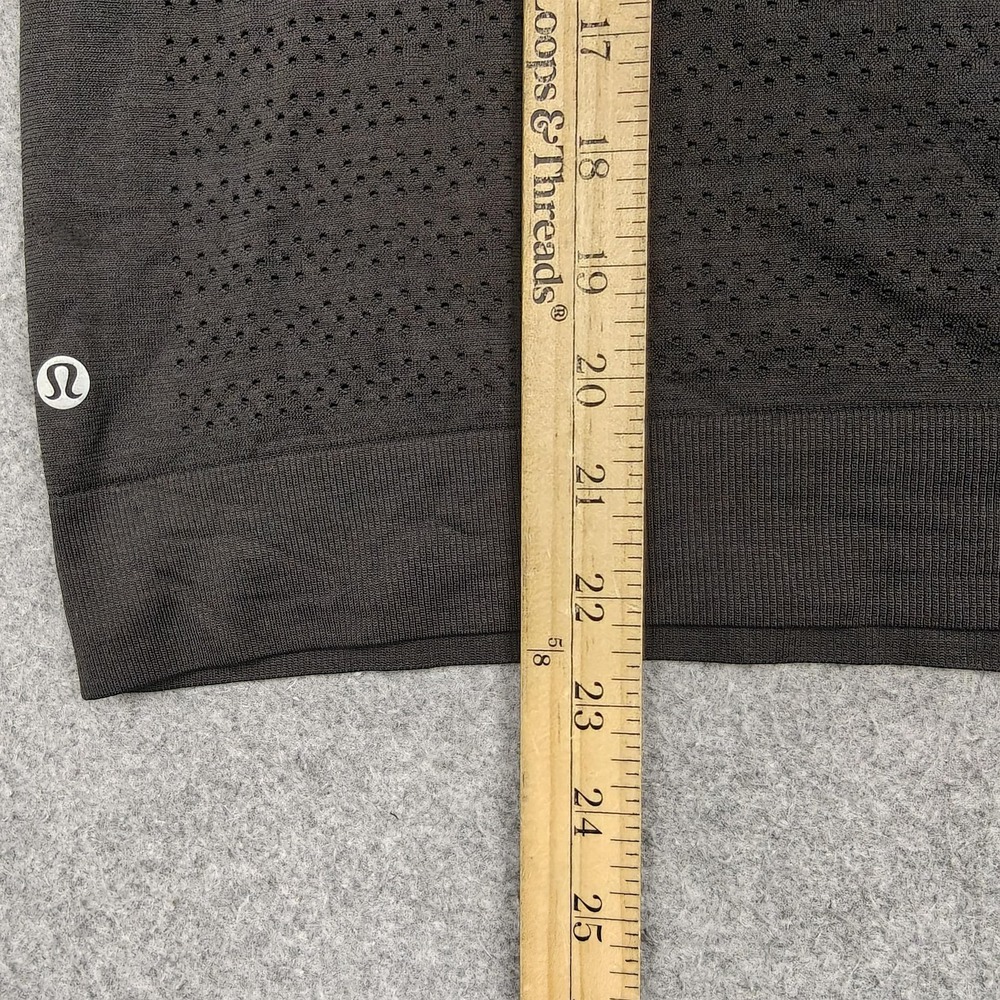 Lululemon Shirt Womens 6 Black Swiftly Tech Long Sleeve Seamless Running Gym - Picture 5 of 7